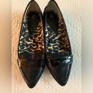 Anne Klein pointed toe leather flats